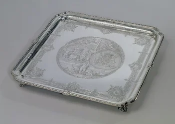 Der Walpole-Teller, 1728 (Silber)